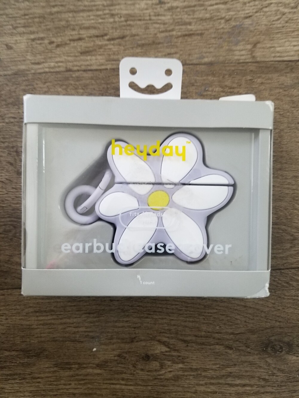 Heyday Daisy Earbud Case - White & Yellow